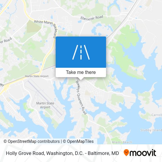 Holly Grove Road map