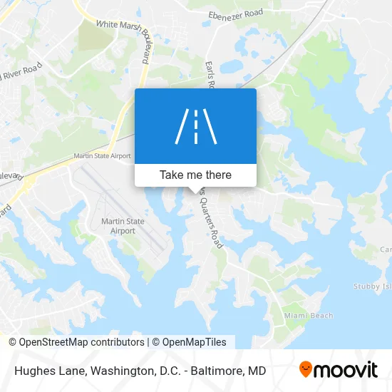 Hughes Lane map