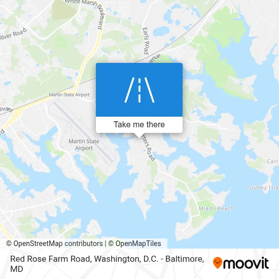 Red Rose Farm Road map