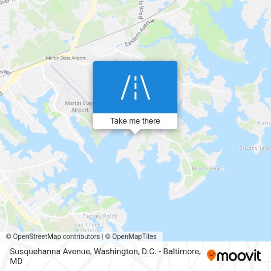Susquehanna Avenue map