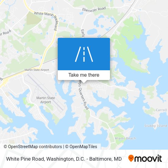 Mapa de White Pine Road