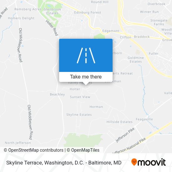 Skyline Terrace map