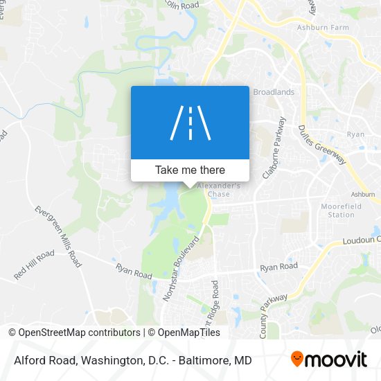 Alford Road map