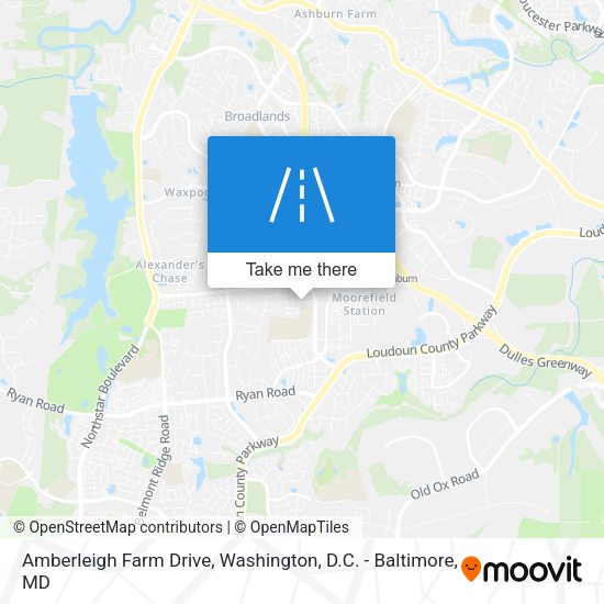 Mapa de Amberleigh Farm Drive