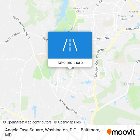 Angela Faye Square map