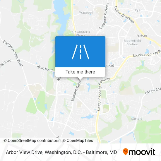 Arbor View Drive map