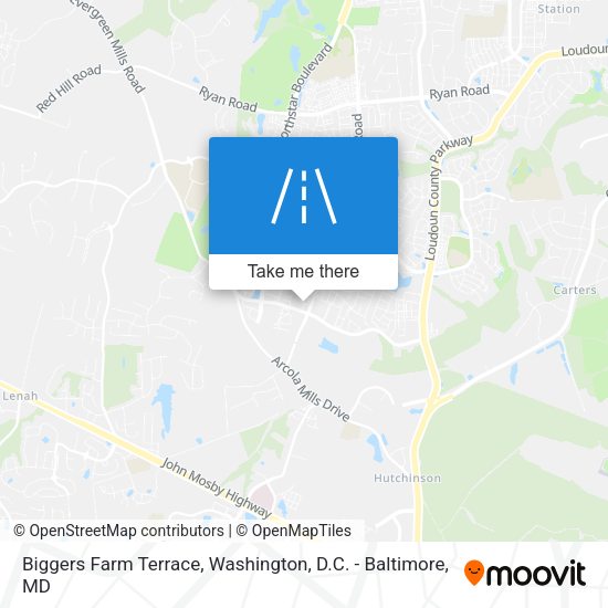 Mapa de Biggers Farm Terrace