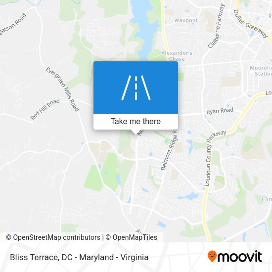Bliss Terrace map