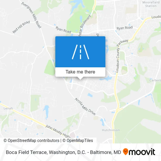 Boca Field Terrace map