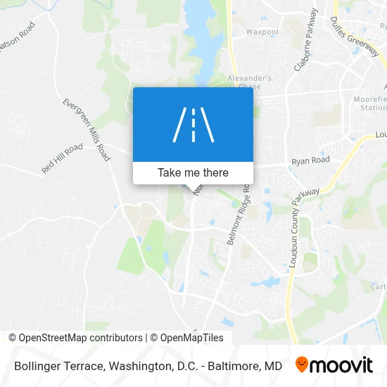 Bollinger Terrace map