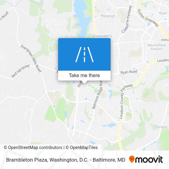 Brambleton Plaza map
