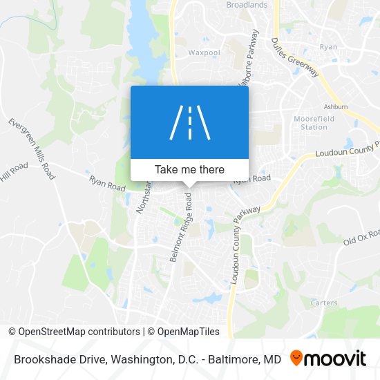 Brookshade Drive map