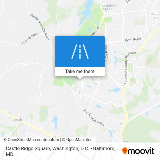 Castle Ridge Square map
