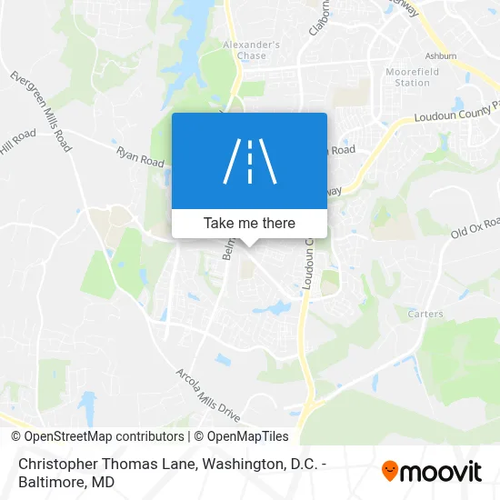 Christopher Thomas Lane map