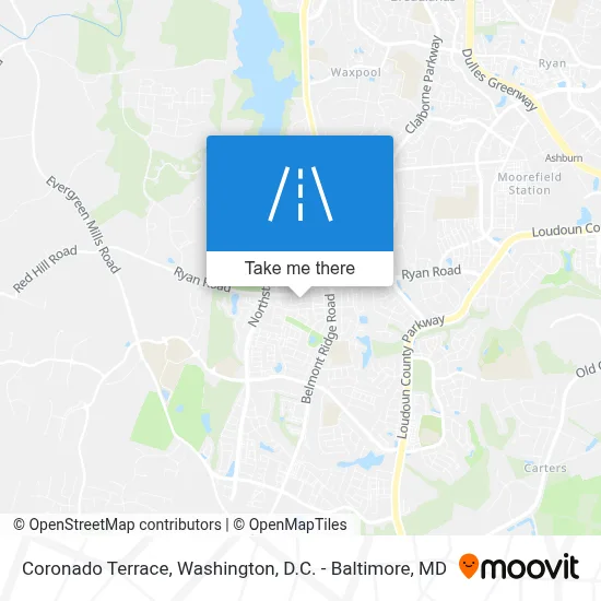 Coronado Terrace map