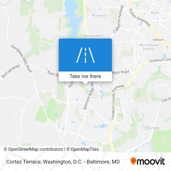 Cortez Terrace map