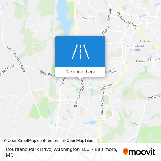 Courtland Park Drive map