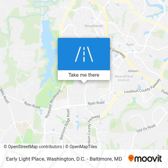 Early Light Place map