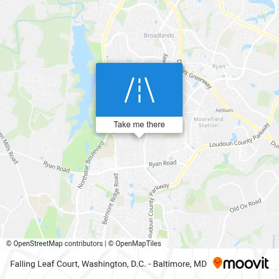 Falling Leaf Court map
