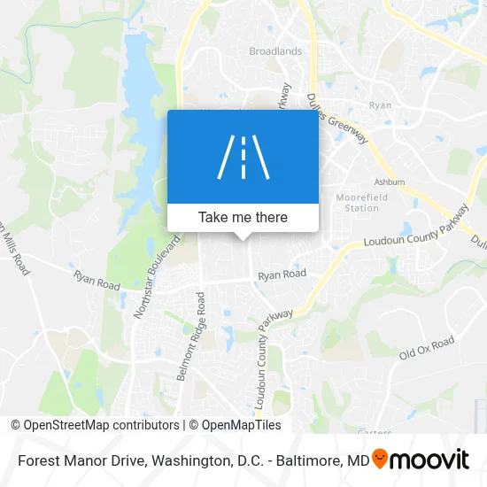 Forest Manor Drive map