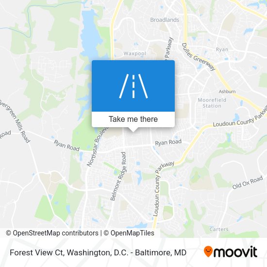 Forest View Ct map
