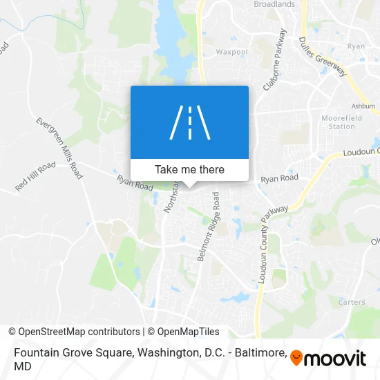 Fountain Grove Square map