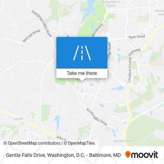 Gentle Falls Drive map