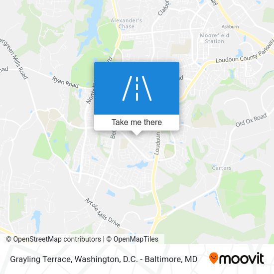 Mapa de Grayling Terrace