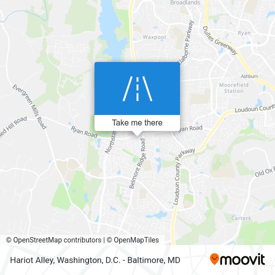 Hariot Alley map
