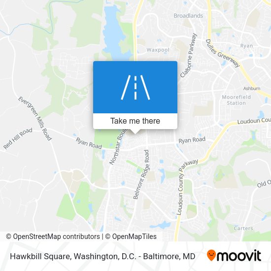 Hawkbill Square map
