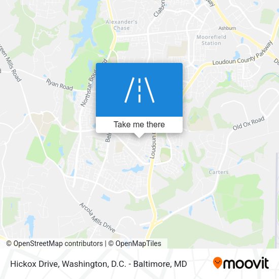 Hickox Drive map