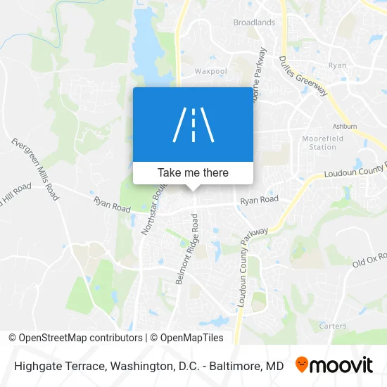 Highgate Terrace map