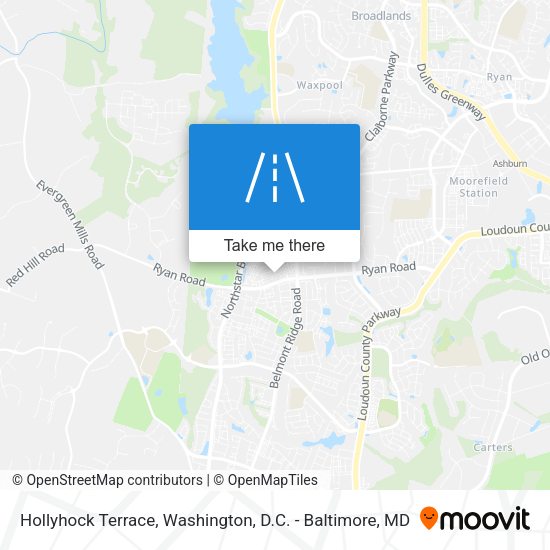 Hollyhock Terrace map