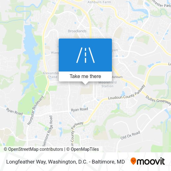 Longfeather Way map