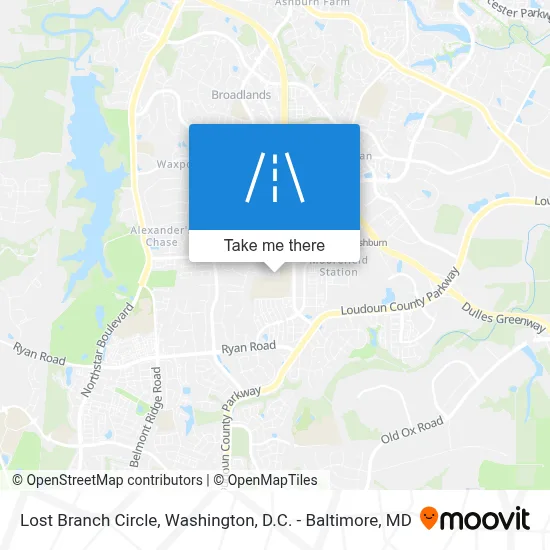 Lost Branch Circle map