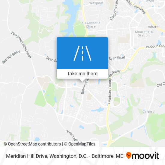 Mapa de Meridian Hill Drive