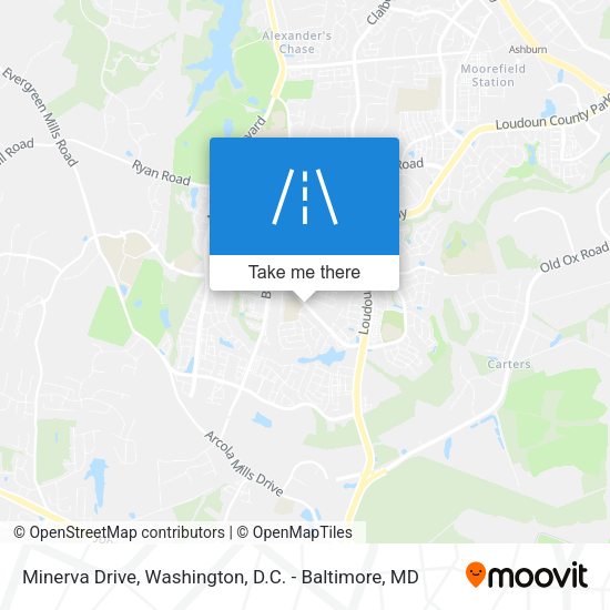 Mapa de Minerva Drive