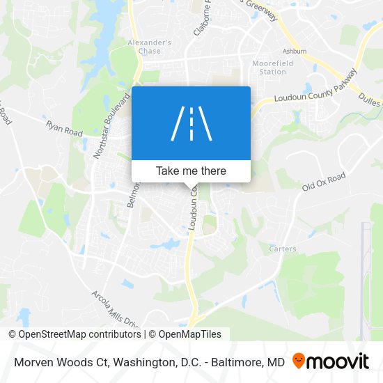 Mapa de Morven Woods Ct