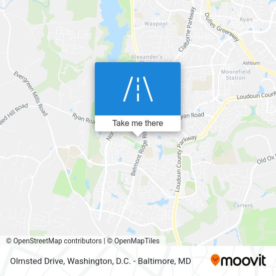 Mapa de Olmsted Drive