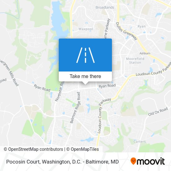 Pocosin Court map