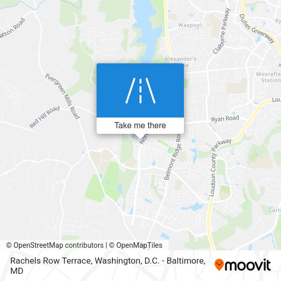 Rachels Row Terrace map