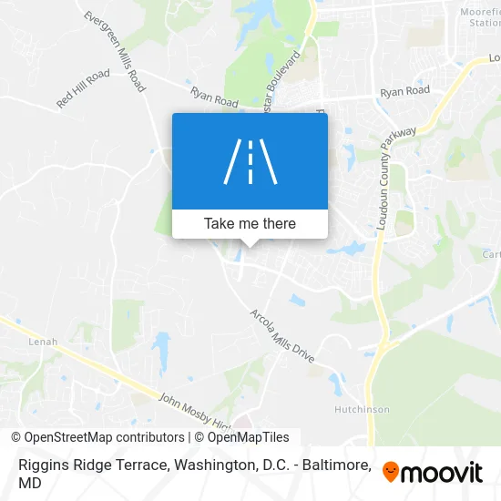 Riggins Ridge Terrace map