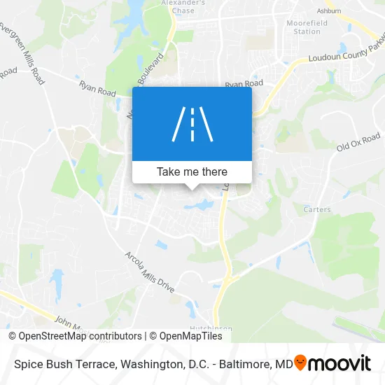 Spice Bush Terrace map