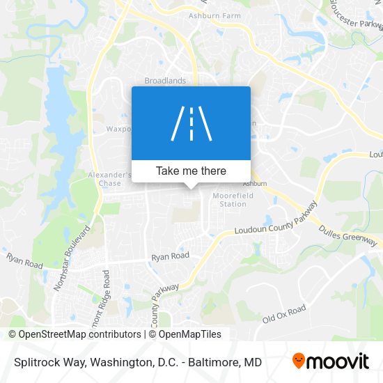 Mapa de Splitrock Way