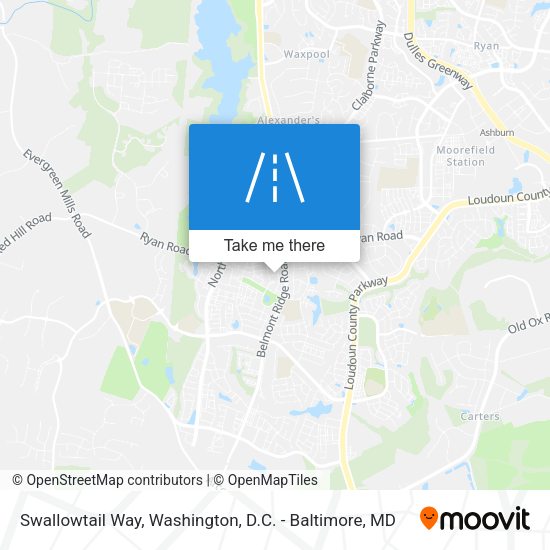 Swallowtail Way map