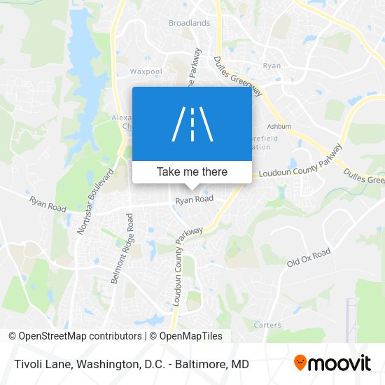 Tivoli Lane map