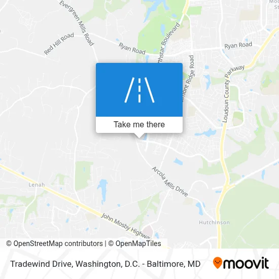 Tradewind Drive map