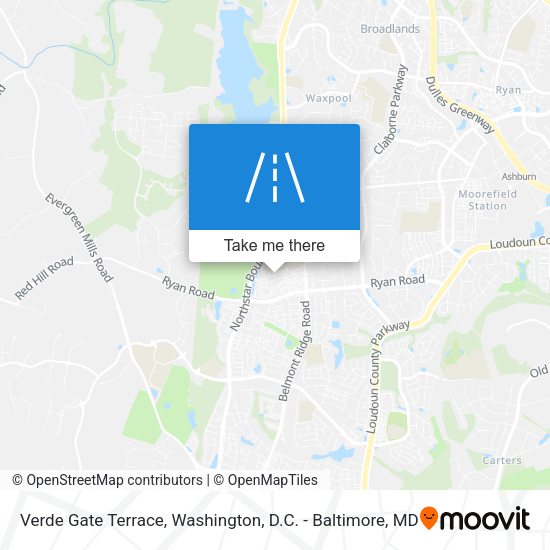 Verde Gate Terrace map