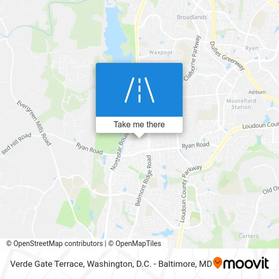 Verde Gate Terrace map