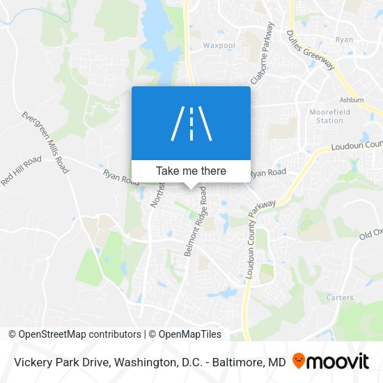 Vickery Park Drive map